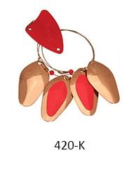 G. Erikssons Fiskeredskap Kvarting Långedrag - Röd 120cm