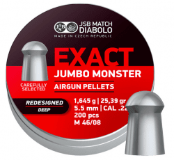 JSB Exact Jumbo Monster Redesigned Deep 5,52mm - 1,645g 350st