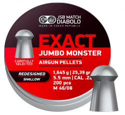 JSB Exact Jumbo Monster Redesigned Shallow 5,52mm - 1,645g 350st