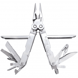 SOG PowerLock V-Cut med Fodral - Satin