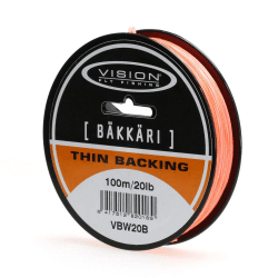 Vision Bäkkäri Backing Orange 100m 20 LBS